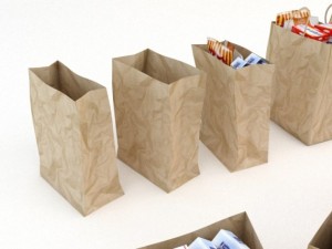 shopping bag collection 3D Model