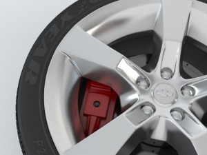 tire and rim 3D Model