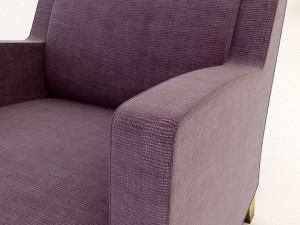 armchair and table Modelo 3D