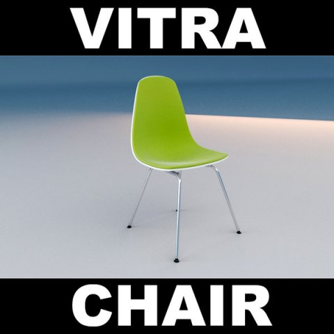 vitra chair 3D Model .c4d .max .obj .3ds .fbx .stl .blend