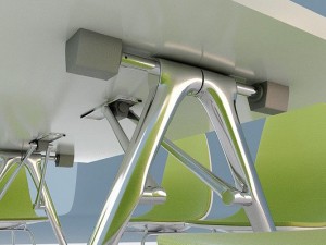 vitra chair and table 3D Model