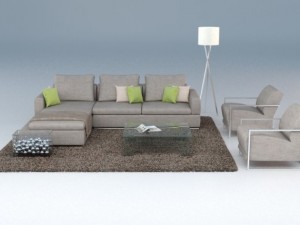 livingroom furniture set 3Dモデル