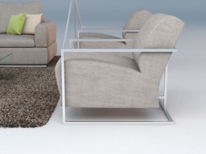 livingroom furniture set 3Dモデル