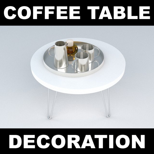 sidetable 2 3D 模型 .c4d .max .obj .3ds .fbx .stl .blend 