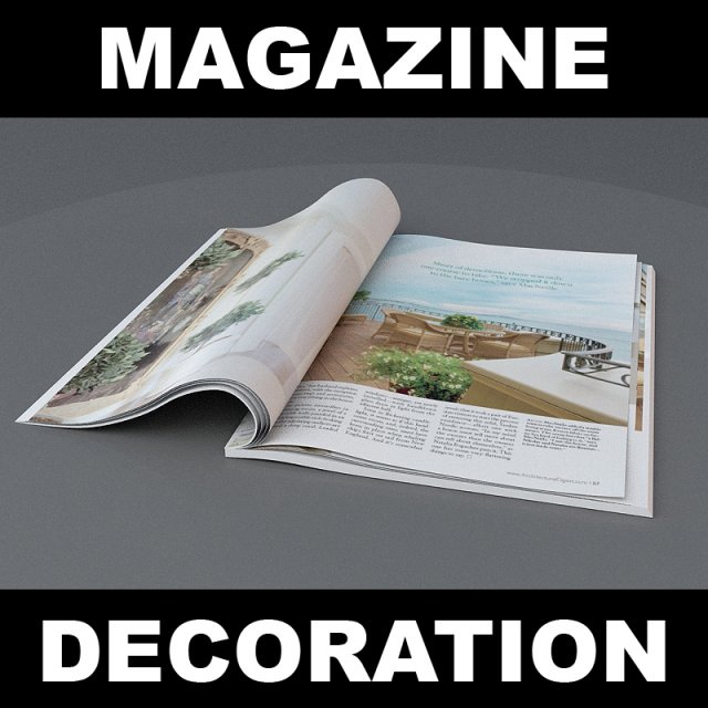 magazine Modèle 3D .c4d .max .obj .3ds .fbx .stl .blend 