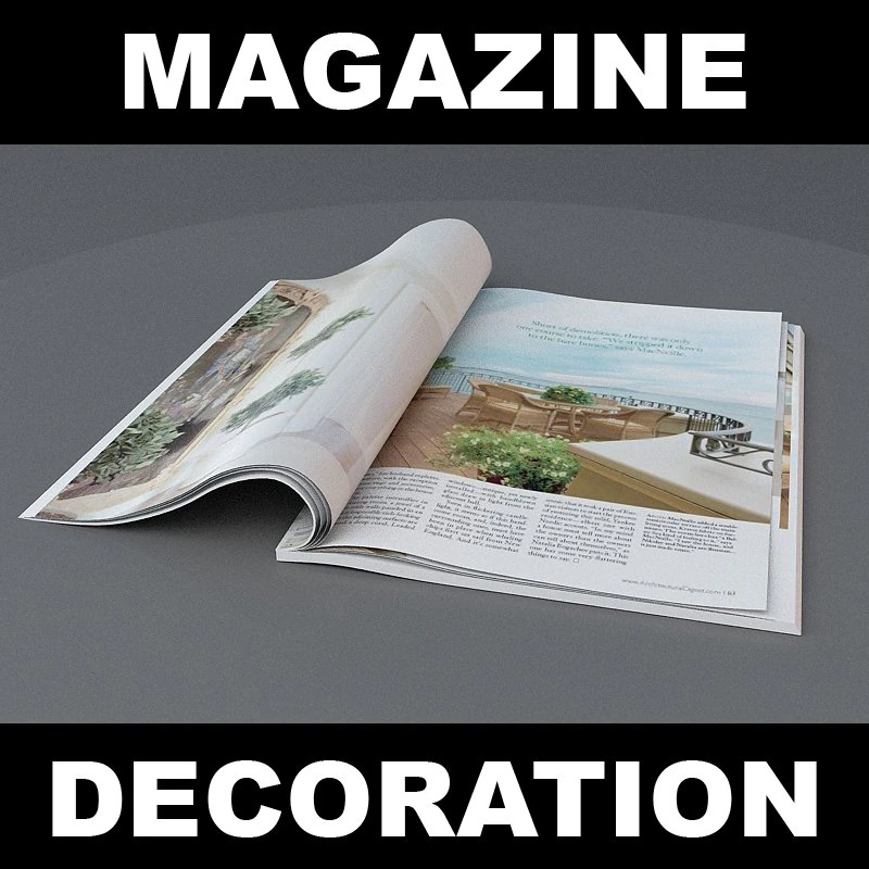 magazine 3D Model .c4d .max .obj .3ds .fbx .stl .blend