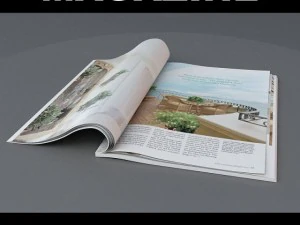 雑誌 3Dモデル