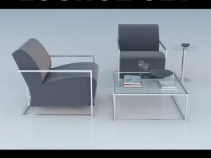 休息室套2 3D 模型