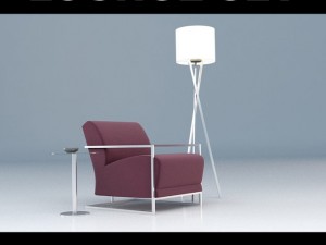 lounge set 1 3D Модель
