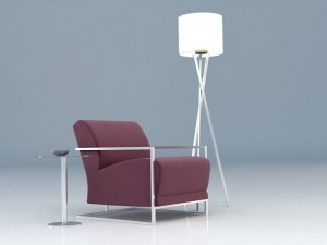 lounge set 1 Modèle 3D