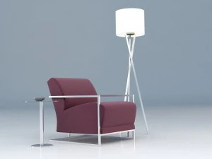 lounge set 1 3D Model