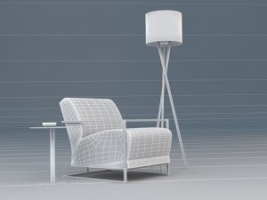 lounge set 1 Modèle 3D
