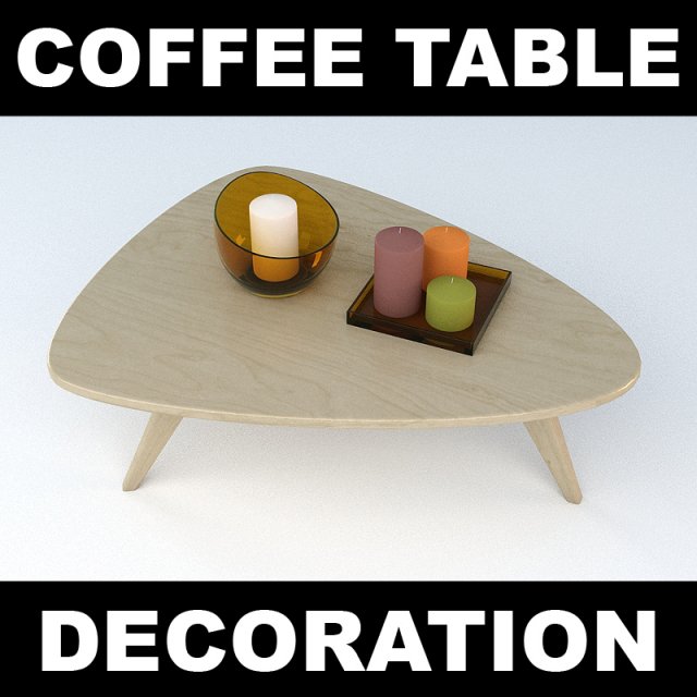 coffee table 4 3D 모델 .c4d .max .obj .3ds .fbx .stl .blend 