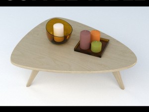 coffee table 4 Modelo 3D