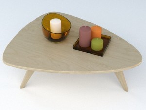 coffee table 4 3D 모델