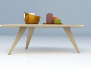 coffee table 4 3D 모델