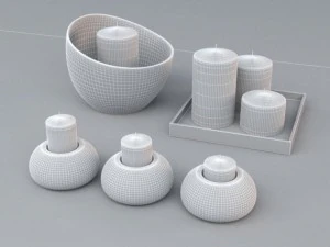 candles 3D Model