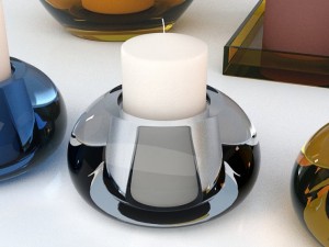 candles 3D मॉडल