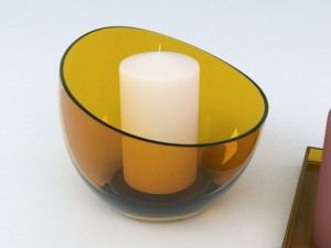 candles 3D मॉडल