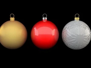 christmas ball collection 3D Model