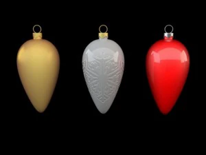 christmas ball collection 3D Model