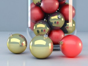 christmas decoration vase 3D Model