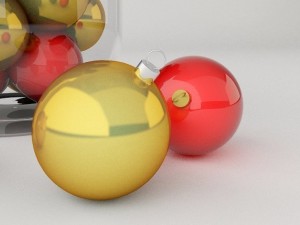 christmas decoration vase 3D Model