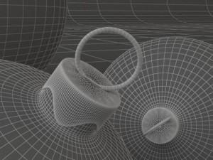 christmas decoration vase 3D Model