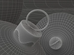 christmas decoration vase 3D Model