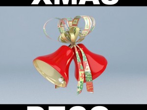christmas decoration bells 3D Model