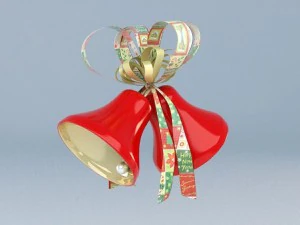 christmas decoration bells 3D Model