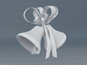 christmas decoration bells 3D Model