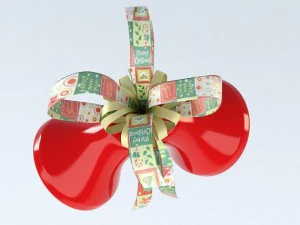 christmas decoration bells 3D Model