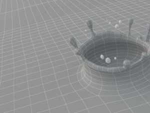 milk drop 3D Model