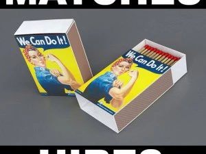 сірники 3D Модель