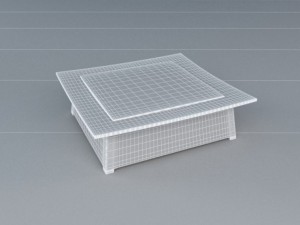 woven furniture set 3D Model