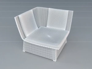 outdoor lounge set 3D Model