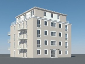villa Modello 3D
