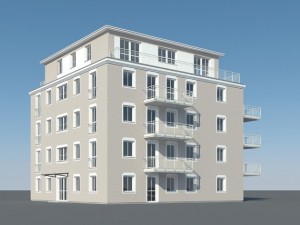 villa Modello 3D