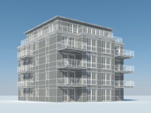 villa Modello 3D