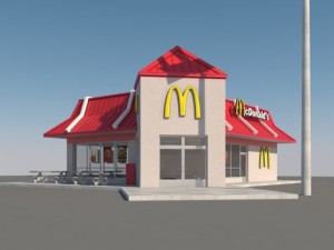 mcdonalds restaurant 3D Model