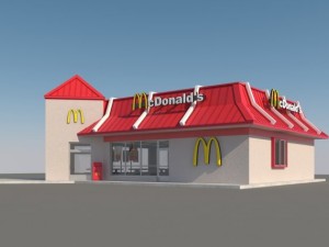 mcdonalds restaurant 3D Model