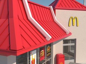 mcdonalds restaurant 3D Model