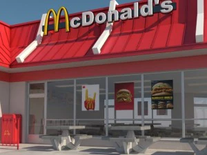 ristorante McDonald's Modello 3D