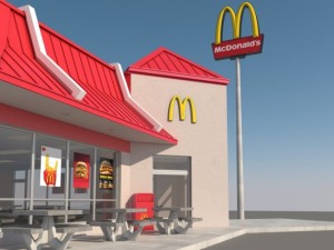 mcdonalds restaurant 3D Model