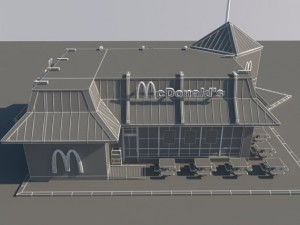 mcdonalds restaurant 3D Model