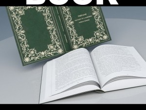 open book Modelo 3D
