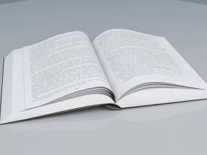 open book 3D Model