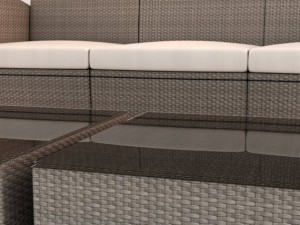 garden furniture set 3D Модель