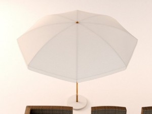 garden furniture set 3D Модель